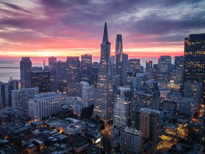 San Francisco Skyline at Sunrise