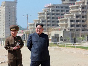 FILE - In this undated file photo provided on Saturday, May 26, 2018, by the North Korean government, North Korean leader Kim Jong Un inspects the construction site of the Wonsan-Kalma coastal tourist area in Gangwon-do, North Korea. The U.S.-North Korea summit appears to be back on track, but Pyongyang is showing increased impatience at comments coming out of Washington that what Kim really wants, even more than his nuclear security blanket, is American-style prosperity. Independent journalists were not given access to cover the event depicted in this image distributed by the North Korean government. (Korean Central News Agency/Korea News Service via AP, File)