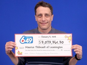 On Thursday, January 4, 2018, Maurice Thibeault picked up half of the just over $6-million lottery prize he won from the Sept. 20, 2017 LOTTO 6/49 draw on a ticket he purchased in Chatham, Ont. Controversy has surrounded the lottery win since Thibeault's former common-law girlfriend Denise Robertson claimed she was owed half of the winnings.