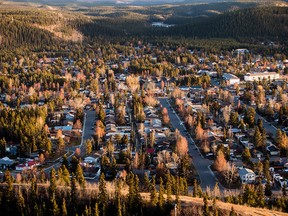 Residential housing stands in the downtown area of Whitehorse, Yukon, Canada, on Thursday, Oct. 13, 2016.