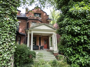 The former home of Canadian writer Jane Jacobs located at 69 Albany Avenue in Toronto.