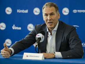 Bryan Colangelo, the one-time NBA executive of the year with the Toronto Raptors, remains the president and GM of the Philadelphia 76ers, despite it seeming for several days now like his dismissal was imminent.