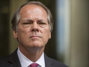 Former Director of Security for the Senate Intelligence Committee James Wolfe  leaves U.S. District Court on June 13, 2018 in Washington, DC.