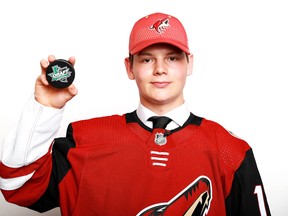 Barrett Hayton was the first Canadian selected at the 2018 NHL draft. He was plucked from the lower ranks of prospect lists by the Arizona Coyotes.