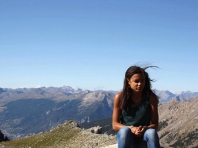 This undated handout photo released on June 23, 2018 by Cedella Roman, who spent two weeks in U.S. detention after inadvertently crossing the border from Canada while jogging on a beach, shows the French woman, aged 19, in an unknown location.