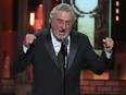Robert De Niro introduces a performance by Bruce Springsteen at the 72nd annual Tony Awards at Radio City Music Hall on Sunday, June 10, 2018, in New York.