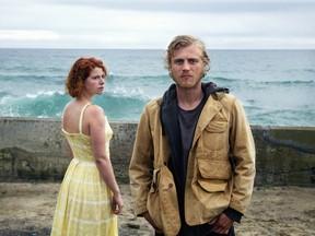 Jessie Buckley (Moll) and Johnny Flynn (Pascal) in Beast.