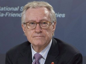 Senator Art Eggleton waits to speak during a news conference in Ottawa, Tuesday November 15, 2016. A senate committee tasked with studying the Disability Tax Credit and a disabilities savings plan says the two programs need to be overhauled and is urging the government to do more to help people with disabilities. Senator Art Eggleton says less than 40 per cent of people living with disabilities can access the two programs, and part of the reason is because of the strict eligibility criteria.