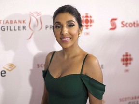 Poet Rupi Kaur arrives at the Giller Prize Awards ceremony in Toronto on Monday, November 20, 2017. A burgeoning cohort of bards known as Instapoets - short for Instagram poets - are bringing a viral sensibility to the age-old literary tradition, achieving a level of popularity some observers say could displace poetry from the rarefied domain of cultural tastemakers, and push it into the mainstream.THE CANADIAN PRESS/Chris Young