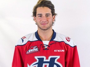 Lethbridge Hurricanes player Ryan Vandervlis is seen in this undated handout photo. A player with the Western Hockey League's Lethbridge Hurricanes who was burned by a campfire earlier this month has emerged from a medically induced coma as the hockey community rallies around his family. Ryan Vandervlis, a 20-year old centre with the elite major junior team, suffered severe burns to the front of his body. He's recovering at Foothills Hospital in Calgary where he's heavily sedated and faces months of recovery, according to a GoFundMe page created for his family.