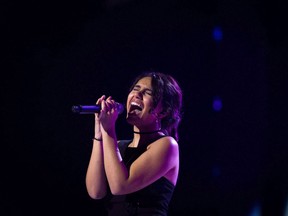 Alessia Cara performs at the Invictus Games Opening Ceremony in Toronto on September 23, 2017. Alessia Cara insists she doesn't want to sound ungrateful, but coming to terms with stardom hasn't been easy.