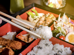 A bento box usually makes leaving early for lunch worthwhile.