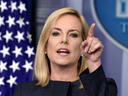 Department of Homeland Security Secretary Kirstjen Nielsen speaks during the daily briefing at the White House in Washington, Monday, June 18, 2018.