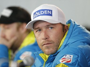 FILE - In this Feb. 2, 2015 file photo, USA men's ski team member Bode Miller participates in a news conference at the alpine skiing world championships in Beaver Creek, Colo. Authorities reported Monday, June 11, 2018, that Miller's 19-month-old daughter Emeline Miller died Sunday after paramedics pulled her from a swimming pool in Coto de Caza, Calif., Saturday.