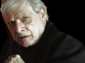 This March 13, 2012 photo provided by Steve Barber shows author Harlan Ellison in the Sherman Oaks neighborhood of Los Angeles. Ellison, the prolific, pugnacious author of "A Boy and His Dog," and countless other stories that blasted society with their nightmarish, sometimes darkly humorous scenarios, has died at age 84. Ellison's death was confirmed Thursday, June 28, 2018. During a career that spanned more than half a century, Ellison wrote some 50 books and more than 1,400 articles, essays, TV scripts and screenplays.