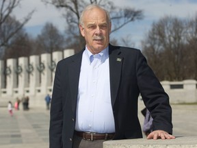 FILE - This March 23, 2015 file photo shows Head of the National Park Foundation Dan Wenk, at the World War II Memorial on the National Mall in Washington. Wenk, who has been superintendent of Yellowstone since 2011, announce Friday, June 1, 2018, he would be retiring next March.