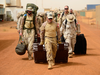 Canadian troops arrive at a UN base in Gao, Mali, on June 25, 2018.
