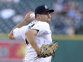 Detroit Tigers starting pitcher Matthew Boyd throws during the second inning of a baseball game against the Minnesota Twins, Wednesday, June 13, 2018, in Detroit.