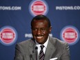 Dwane Casey is introduced as the Detroit Pistons' new head coach on June 20.