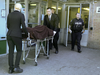 Toronto police remove the body of a man that was shot at an apartment building on Sherbourne St. north of Dundas on June 25, 2018.