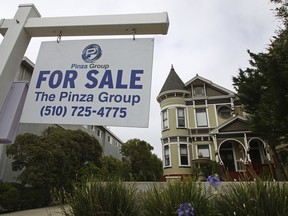 This Wednesday, June 20, 2018, photo shows a home for sale in Alameda, Calif. On Tuesday, June 26, the Standard & Poor's/Case-Shiller 20-city home price index for April is released.