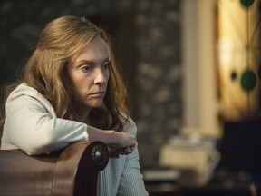 This image released by A24 shows Toni Collette in a scene from "Hereditary."