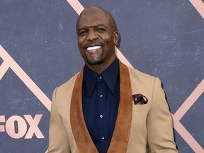 FILE - In this Sept. 25, 2017 file photo, Terry Crews attends the 2017 Fox Fall Party at Catch LA in West Hollywood, Calif. Crews has alleged a film producer offered him a role in "Expendables 4" if he dropped his sexual assault lawsuit against a Hollywood agent. The actor said it was an example of how "abusers protect abusers." Crews made the allegation Tuesday, June 26, 2018, at a Senate Judiciary Committee hearing on the Sexual Assault Survivor Bill of Rights, which establishes rights for survivors of sexual assault.