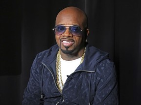 This May 24, 2018 photo shows music maker Jermaine Dupri during an interview in New York. Dupri will be inducted into the Songwriters Hall of Fame on Thursday, June 14.