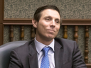 Former Ontario PC Leader Patrick Brown sitting in the Ontario legislature as an Independent MPP in March 2018. He has since left politics after deciding not to run in the recent provincial election.