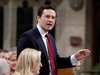 Conservative finance critic Pierre Poilievre makes his demands in the House of Commons on Thursday,