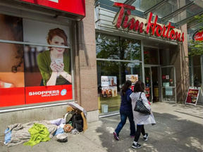 The Tim Hortons on West Broadway near Laurel in Vancouver.