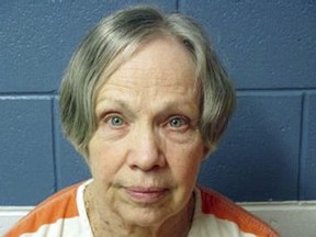 FILE - This April 8, 2016, file photo, provided by Utah State Prison shows Wanda Barzee. Barzee, a woman convicted of helping a former street preacher kidnap then-Utah teenager Elizabeth Smart from her Salt Lake City home in 2002, refused to attend a hearing Tuesday, June 12, 2018, before the state parole board that could have helped her get out of prison earlier. (Utah State Prison via AP, File)