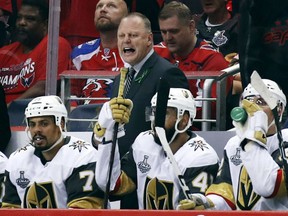 Vegas coach Gerard Gallant says: “We're going to play in our building. The pressure's off us. We're going to work hard and have some fun. We'll see what happens.”