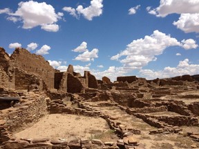 This August 2012 photo shows Pueblo Bonito, Chaco Canyon, in northwestern New Mexico.
