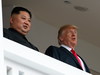 President Donald Trump meets with North Korean leader Kim Jong Un on Sentosa Island, Tuesday, June 12, 2018, in Singapore.