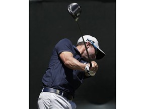 Tim Wilkinson, of New Zealand, plays his shot from the fourth tee during the first round of the U.S. Open Golf Championship, Thursday, June 14, 2018, in Southampton, N.Y.