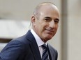 In this April 21, 2016, file photo, Matt Lauer, then the co-host of the NBC 'Today' television program, appeared on set in Rockefeller Plaza, in New York.