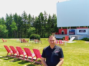Bob Boyle, owner of the Brackley Drive-In Theatre in Brackley Beach, P.E.I., poses in this undated handout photo.