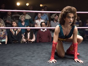 Netflix's GLOW centres on the stories of women wrestlers.