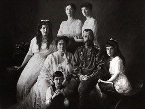 The Romanov Imperial family in 1913.