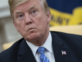 U.S. President Donald Trump in the OVal Office of The White House on July 2, 2018 in Washington, DC.