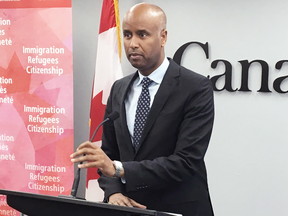 Immigration Minister Ahmed Hussen says the government “has a clear plan for managing asylum seeker pressures.”