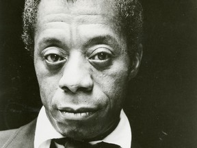 American author and social critic James Baldwin is seen in a photo prior to the publication of his novel If Beale Street Could Talk, in May 1974.