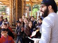 An activist leads a camp on religious dialogue for children and their mothers in Latakia, Syria, in January 2016. The camp was funded by Canada’s Office of Religious Freedom, which the Liberal government closed two months later.