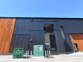 The Wood Innovation Research Lab, shown in this undated handout image, in Prince George, B.C., appears to be nothing more than a modern cedar and black-metal building, but look past the cladding and you'll find an engineering feat that has earned it the recognition as the most airtight industrial building on the continent.