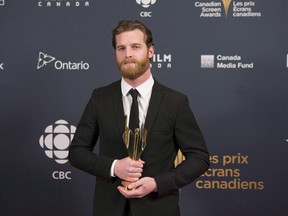 Jared Keeso holds his award for best actor in a drama at the Canadian Screen Awards in Toronto on March 1, 2015. When it comes to turning their humble little TV show into the next big thing, the folks behind "Letterkenny" are not about to pump the brakes.The CraveTV original series, which just premiered six new episodes over the Canada Day weekend, seems poised to become the next comedy export to shatter the image of Canadians as overly polite do-gooders who say "sorry" a lot.