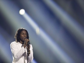 Daniel Caesar performs at the Juno Awards in Vancouver, Sunday, March 25, 2018. Performers singing in at least five languages are among this year's diverse selection of Polaris Music Prize nominees.