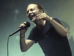 Thom Yorke of Radiohead performs in concert at Madison Square Garden on Tuesday, July 10, 2018, in New York. Radiohead is playing its first Toronto concert tonight since the fatal Downsview Park stage collapse that killed their drum technician Scott Johnson six years ago.