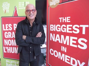 Comedian Howie Mandel, one of the new co-owners of the Just for Laughs comedy festival, is seen at the company's headquarters in Montreal on May 15, 2018.