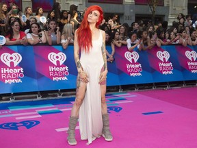 Lights arrives on the red carpet at the 2017 Much Music Video Awards in Toronto on June 18, 2017. Lights is bringing the story that inspired her graphic novel "Skin & Earth" to the small screen. The Canadian pop singer has struck a deal to adapt the first six issues of the series into both a TV show and video game content.